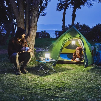 JIM'SGEAR Mobile Power Bank Camping Stan Svetlo Vonkajšie Prenosné Visí Lampa Zmena Svietidlo LED Turistika USB Lampa Baterka