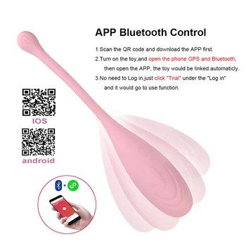 Bezdrôtový Bluetooth APP Vibrátory Pre Ženy Vaginálne Kegel Gule Análny Plug Dilda Ženské Sexuálne Hračky Dospelých Produkty Erotický Sex Shop