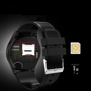 L9 Smart Hodinky S Fotoaparát, Bluetooth Športové Hodinky Spánku Detekcie Krokomer Fitness Monitor Podporu SIM Karty Smartwatch 1yw