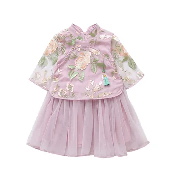 Dievčatá'Dresses Letné Dievčenské Princezná Šaty Spájať Dieťa Dievča Oblečenie, Deti Šaty pre Dievčatá, detské Oblečenie