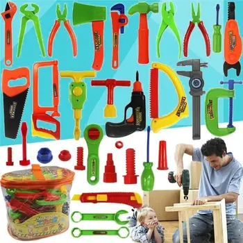 32PCS/Set Záhradné náradie Hračky Deti Toolbox Auta Vzdelávacie Hračky Simulácia Opravy Nástroje, Hračky Pre Deti, Dieťa Raného Vzdelávania Vzdelávania