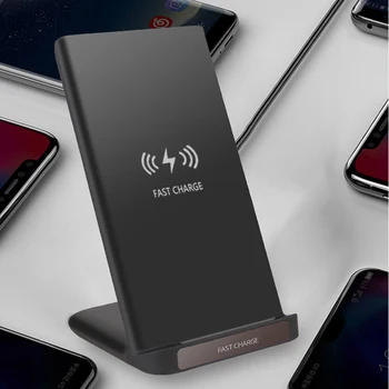 15W Qi Bezdrôtový Rýchle Nabíjanie Dock Stojan pre iPhone 11 XS XR X 8 Univerzálny Mobilný telefón Bezdrôtová Nabíjačka pre Samsung Huawei