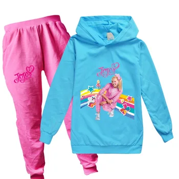 Chlapci Dievčatá Oblečenie Set sa Tepláky pre radu jojo Siwa Hoodies+Bavlnené Nohavice batoľa Detský Teen hoodie Kostým Unisex batoľa oblečenie