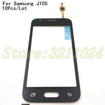 10Pcs/Veľa Dotykové Sklo panel Pre Samsung Galaxy J1 Mini SM-J105F J105 Dotykový Displej Digitalizátorom. Sklo