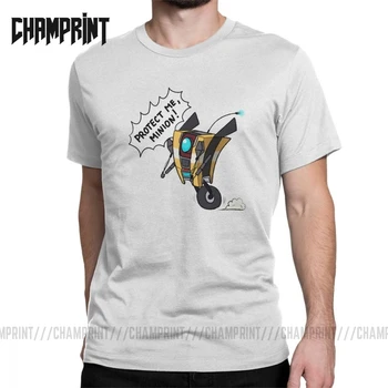 Claptrap Pohraničie T-Shirt pre Mužov Tím Zbraň Hra Bežné Čistej Bavlny Tees Crewneck Krátky Rukáv T Shirt Plus Veľkosť Oblečenie