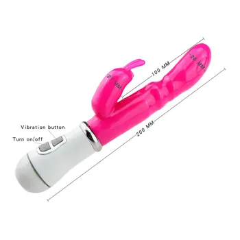 SMOO Rabbit Vibrátor Sexuálne Hračky Pre Ženy 12 Rýchlosť Silný Stimulátor Klitorisu a G-spot Masér Žena Masturbator Sex Shop