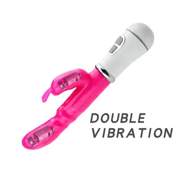 SMOO Rabbit Vibrátor Sexuálne Hračky Pre Ženy 12 Rýchlosť Silný Stimulátor Klitorisu a G-spot Masér Žena Masturbator Sex Shop