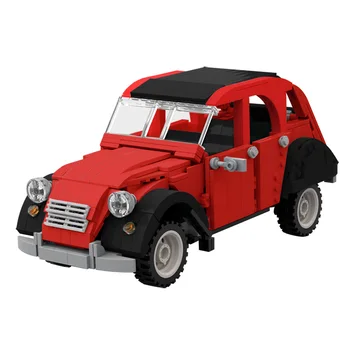 MOC Citroen 2CV Dolly Simulácia Auto Zber Model 760pcs Stavebné Bloky Diy Tehly Vzdelávacie Xtmas Darček Pre Deti Kid