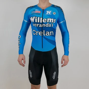 Willems Cre lete človeka pro team skinsuit cyklistické uniforme ciclismo hombre mtb nastaviť kolo súťaže maillot triatlon oblečenie