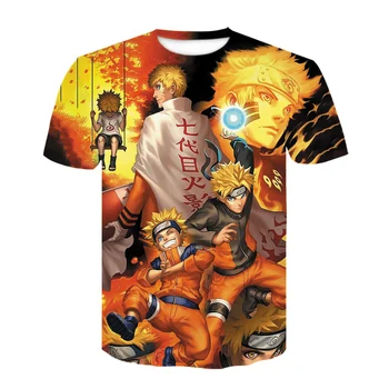 2020 Módne pánske T-shirt Naruto Deti T-shirt 3D Dámy T-shirt Naruto Mikina Cosplay Znak T-shirt pánske Top...