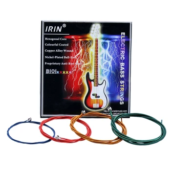 IRIN B101 Basovú Gitaru, Sláčikové Farebné 4Pcs Nehrdzavejúcej Ocele Drôty Core Zliatiny String Basové Príslušenstvo (040-095)