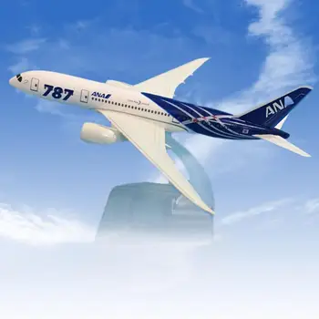 Zliatiny Kovov Japan Air ANA B787 Airlines Lietadlo Model ANA Boeing 787 Dýchacích ciest Rovine Model Postaviť Lietadlo Deti Darčeky 16 cm