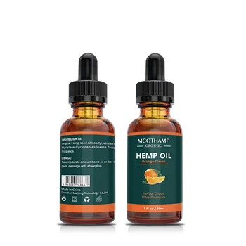 30ML Novú Príchuť Pomaranč Konope esenciálny olej, extrakt z Konope semená pre starostlivosť o pleť účinné anti-úzkosť lepšie spať a relaxovať