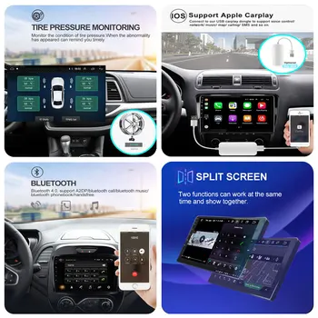 EKIY autorádia Pre Porsche Cayenne Android 9.0 Navigácia Mapy GPS Multimediálne DVD Prehrávač Auto Stereo Vedúci Jednotky Bluetooth, WIFI 4G