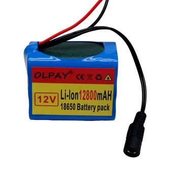 3S2P 12V 12800mah batéria 18650 Li-ion 12.8 Ah Nabíjateľné batérie s BMS Lítiové Batérie, balenie Ochrany Doska +Nabíjačka