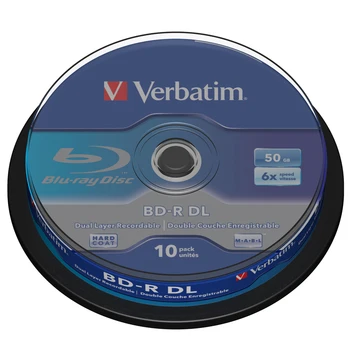 Zápis BD-R DL 50GB 6X Blu-ray Prázdny Disk Dual Double Layer Záznamové Médium Značkové Veľa Blue Ray Disku Kompaktné Ukladanie Dát