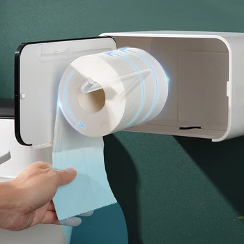 1Pcs ECOCO Tkaniva Box na Stenu Paper Roll Držiteľ Kuchyňa Papiera Zásobník Pre Hotel Toaletného Papiera Zásobník Kúpeľňa Nové
