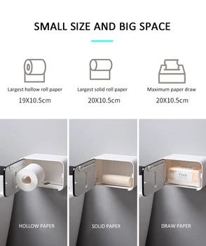 1Pcs ECOCO Tkaniva Box na Stenu Paper Roll Držiteľ Kuchyňa Papiera Zásobník Pre Hotel Toaletného Papiera Zásobník Kúpeľňa Nové
