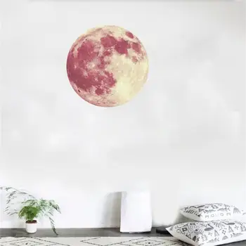 30 cm 3D Veľké Mesiac Stenu, Nálepky Svietiť V Tme Nálepky adesivo de parede 3d stenu, samolepky na stenu 3d nálepka, 3D Tapety