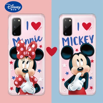 Nové Originálne Disney Mickey Minnie obal pre Samsung Galaxy S20 Plus Ultra 5G Telefón Prípade Karikatúry Tpu Mäkké Prípade Smajlík káčer Donald