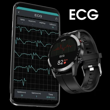 Vodotesný IP68 Smart Hodinky Muži 24 Hodín Srdcovej Smartwatch Android IOS Bluetooth Športové Tracker Fitness Hodinky