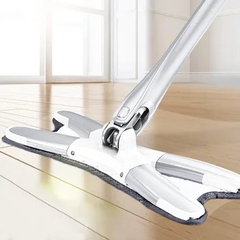 X-type 360 Čistenie Ľahké Otáčanie Mop na Umývanie Podlahy Magic Mikrovláknovú Handričku, na Ploché Smart Rukoväť Prachu Podložky Krútiť Hlavou s Spin