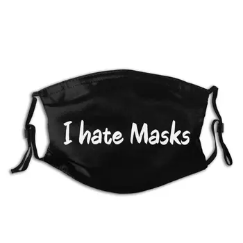 Neznášam, Masky Smiešne Muži Ženy Opakovane Masku Na Tvár Proti Oparu Masku Proti Prachu S Filtrom Ochranný Kryt Respirátor Úst Utlmiť