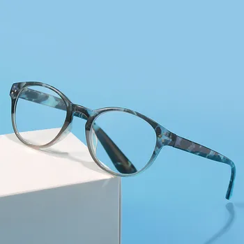 BLUEMOKY Retro Oválne Okuliare na Čítanie Ženy Ďalekozrakosť Presbyopia Optické Okuliare CR-39 Živice Asférické Šošovky Čitateľov Okuliare