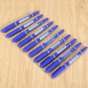 2017 Kvalitné 10 ks Modré plastové olejové pero Označenie Pero Pisár Nástroj Dodanie Chirurgické Tetovanie Príslušenstvo