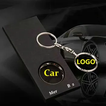 Auto prívesok na Príslušenstvo Auto Logo KeyRing Na Mercedes Benz W164 W176 W210 W211 W205 AMG W203 W204 W168 C260 E300 B C Triedy E