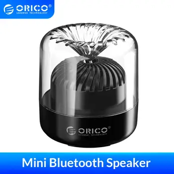 ORICO Prenosný Bezdrôtový Reproduktor Mini Transparentné Bluetooth Reproduktorov Systému 3D Stereo TF AUX Mikrofón