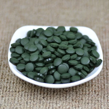 Čínskych Yunnan Green Organická Spirulina Prírodný Čaj Tabletky Proti únave Zvyšovať imunitný Slim Tablet Spirulina