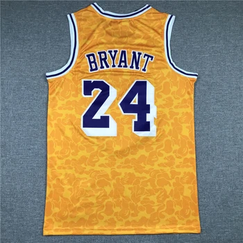 NBA pánske Los Angeles Lakers #24 Kobe Bryant Žltá Basketbalové Dresy