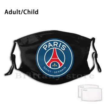 Tlač Umývateľný Filter, Euro Futbalovej Ligy Maska Paríž Futbal Futbal Šport Francúzsko Euro Ligy Logo
