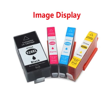 Pre HP 920 kompatibilné atramentové kazety pre HP 920XL Pre HP920 Inkjetprinter 6000 6500 6500A 7000 7500 7500A tlačiareň s čipom