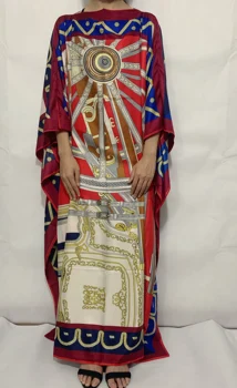 V lete Dovolenku na Pláži Hodváb Kaftan České Maxi šaty, dĺžka 130 cm x 130 cm šírka Dashiki Moslimských Žien Abaya Šaty, šaty