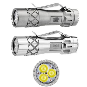 Lumintop LM10 Triple LED 2800LM 200M výchovy k DEMOKRATICKÉMU občianstvu, Výkonný Blesk, Elektronické Chvost Taktický Spínač Horáka Kempingové Svietidlo Spotlamp