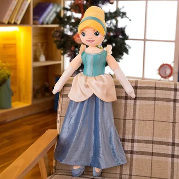 60 cm Princezná snehulienka Hračka Merida Princezná Belle Plnené Animla Oblečenie pre Bábiky Dievčatá Dary