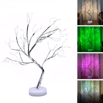 108 LED Nočné Svetlo Bonsai Strom Svetlo Gypsophila Svetlá Domov Strán, Svadby, Vianočné Výzdobu Nočné Svetlo
