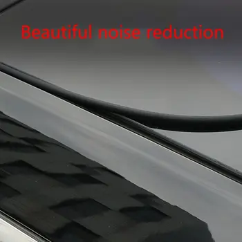 2,8 M čelného skla Strešný Vietor Stráže redukciou Šumu Tesnenie Držiak pre Tesla Model 3 Poveternostným vplyvom Odolné Odrážať Zapečatené Pásy