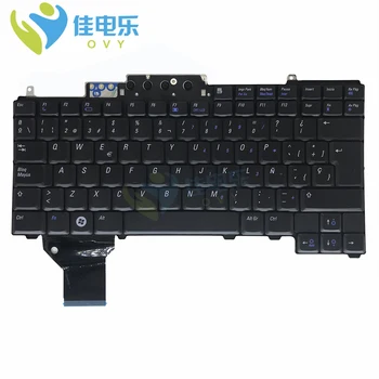 OVY HY249 SP Náhradná klávesnica pre Dell Latitude D620 D630 D631 čierna klávesnica modré tlačidlo španielsky CN 0H7249 70070 nových pracovných