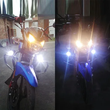 125W Motocykel svetlá Motorky Pozornosti 44V Moto Mieste Svetlomety PRE Yamaha tracer 900 gt pw 50 rs 50 Benelli trk502
