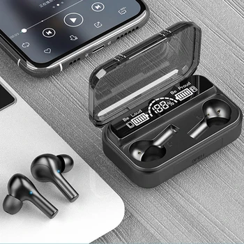 TWS Mic. Slúchadlá Pre Huawei Honor Voľnú Ruku Štupľov Touch Ovládania Slúchadlá Bluetooth 5.0 Bezdrôtové Slúchadlá