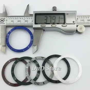 38 mm black/gold/rose/modrá/zelená/káva/sivá Keramická fazeta Sledovať príslušenstvo fit GMT automatické 40 mm pánske hodinky rámu nosenie hodiniek
