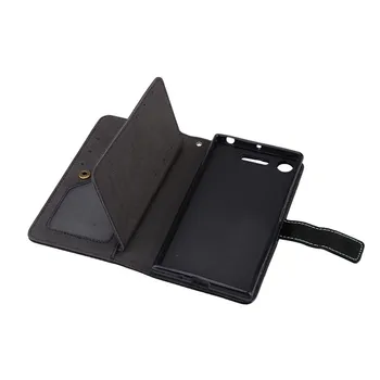SFor Sony Xperia XZ1 Prípade Luxusné kožené Multifunkčné Deväť karty, Peňaženku Flip Stentu sFor Sony Xperia XZ1 5.2