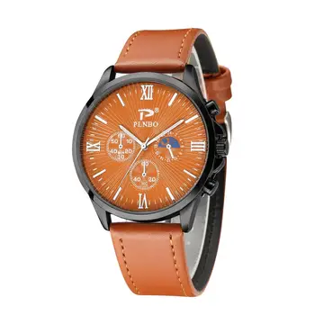 2020 Značky pánske Náramkové hodinky Módne Jednoduché Čiernym Koženým Remienkom Quartz Hodinky Muž Športové Hodiny Montre Homme Drop Shipping