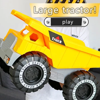 Dieťa Klasickej Simulácie Inžinierstva Hračka Auto Bager Buldozér Model Traktora Hračka Veľkosť Dump Truck Model Auta Hračka Dieťa Dary