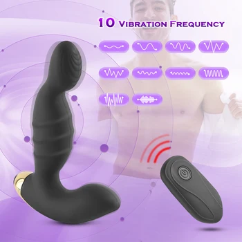 Nové Prostaty Masér Análny Vibrátory Silikónové Mužský Zadok Plug Riti Upozorňuje Sexuálne Hračky Pre Mužov G-Spot Stimuláciu Análneho Erotické Hračky
