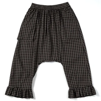 Imakokoni hárem nohavice voľné Japonský nové koberčeky sedem-bod tenké dámske ležérne nohavice