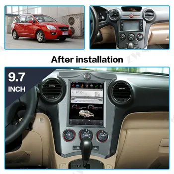 Verticl Tesla štýl Android 8.1 Auto dvd Prehrávač multimediálnych súborov Na KIA CARENS 2007-2012 auta GPS navi rádio audio stereo mapu vedúci jednotky